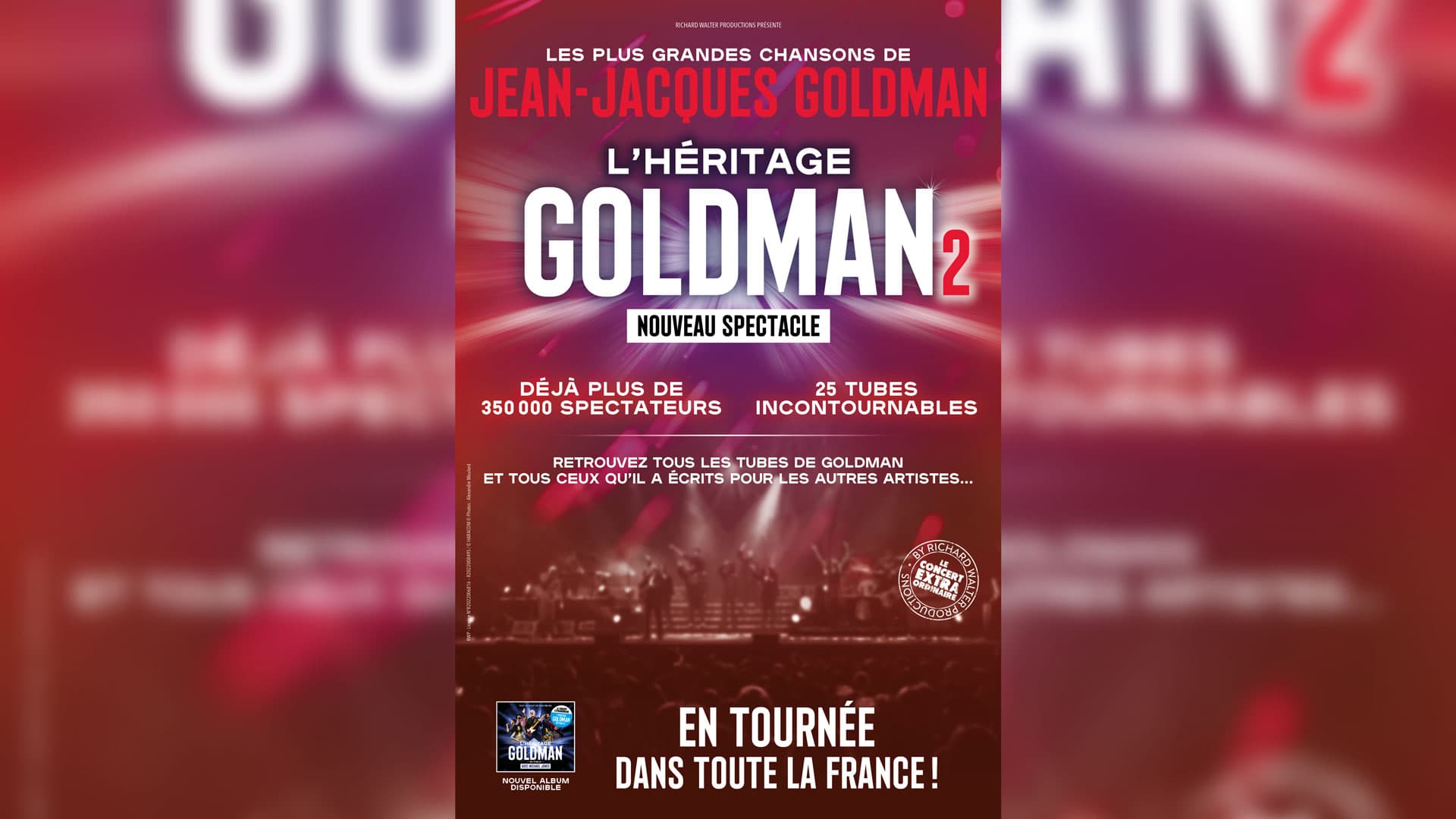 Affiche tournée l'Héritage Goldman 2