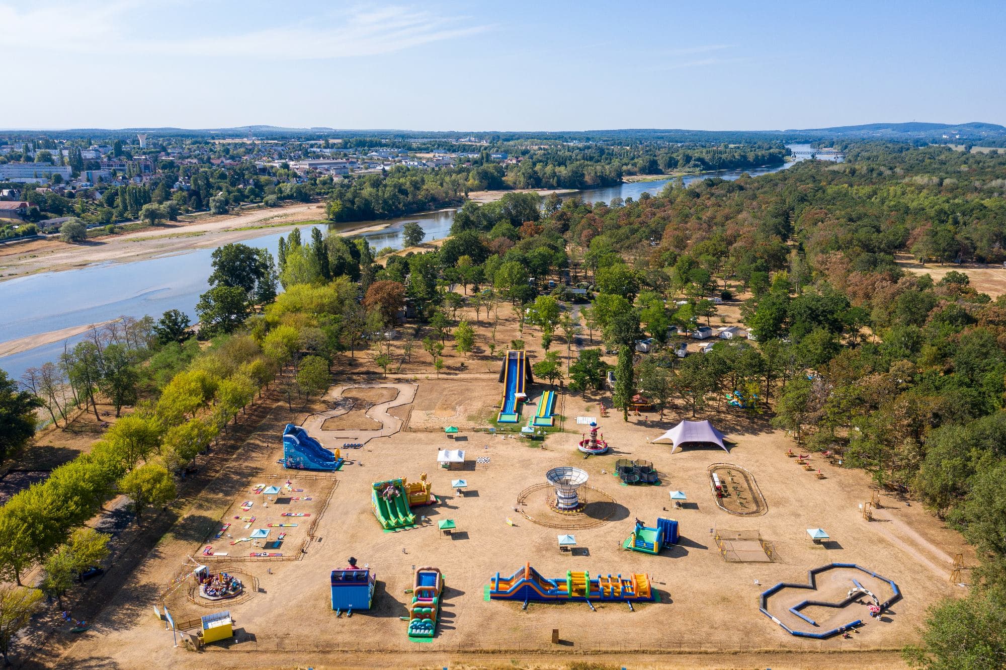 parc de loisirs enfants à côté du camping