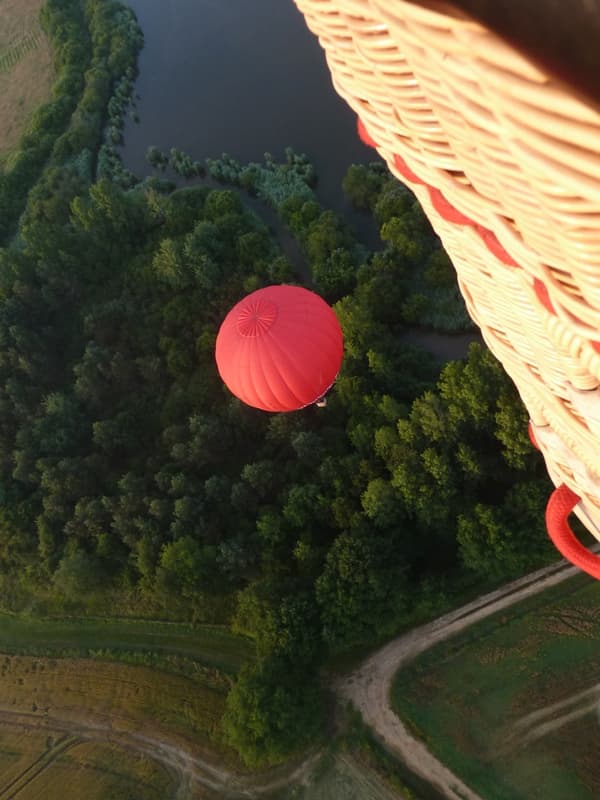 Vol de la Brenne en montgolfière