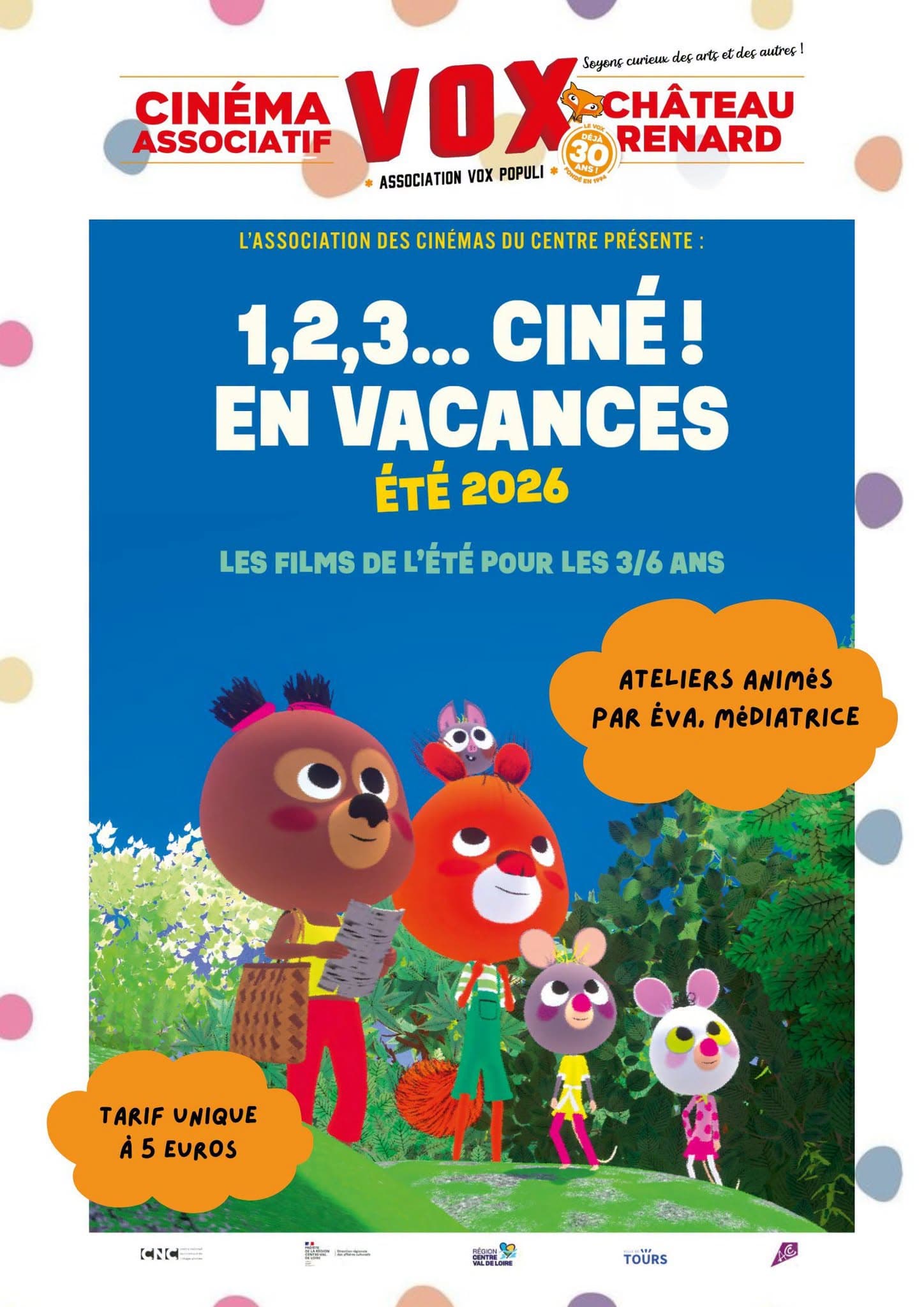 Atelier 1,2,3.... Ciné!