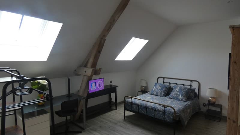 Au long du Cher - Duplex - chambre