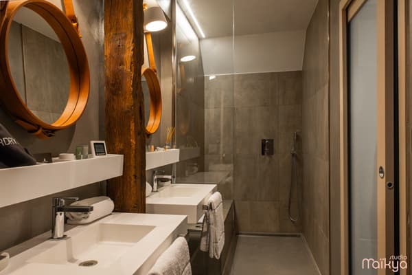 Cuir Salle de bains