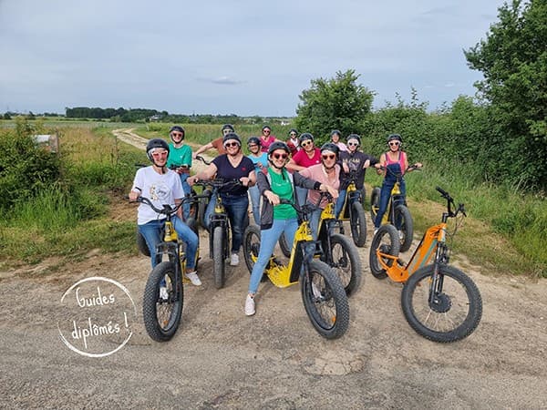 Balade-EVJF-randovignes en trottinettes-trottxway-Loches
