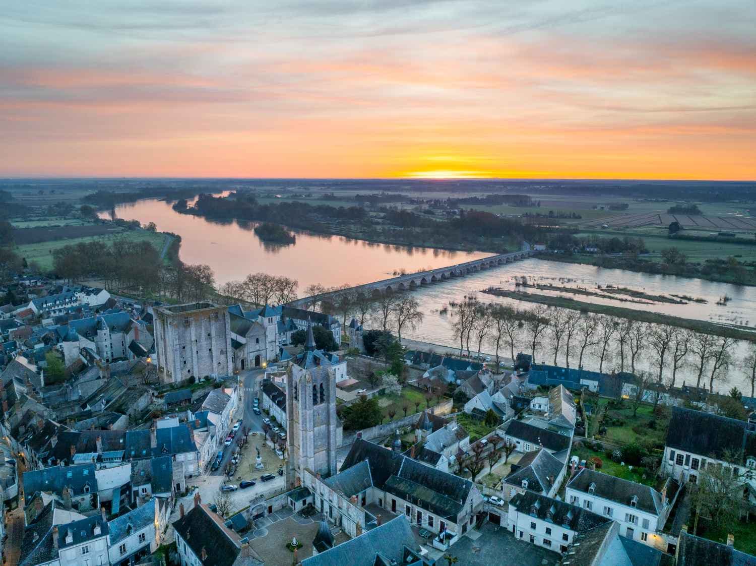 Visite nocturne de Beaugency