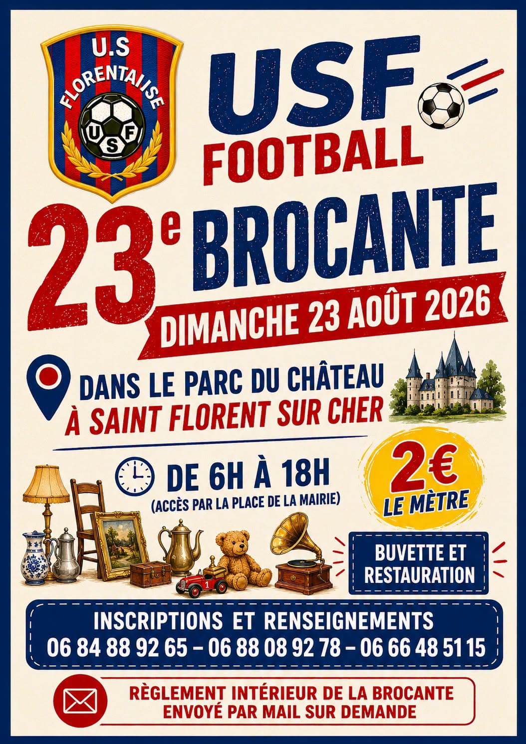 Brocante U.S Florentaise Football
