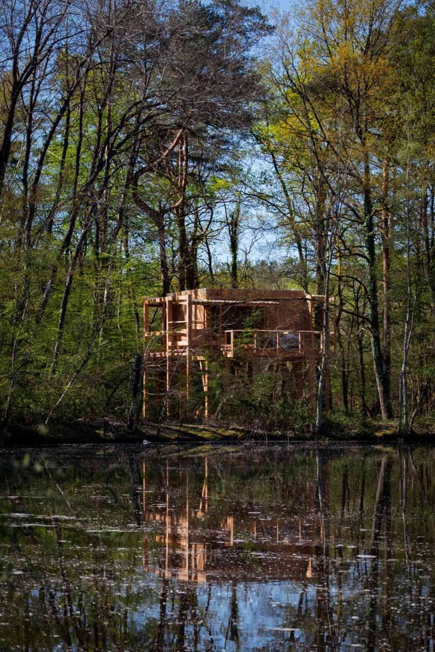 Cabane en chantier
