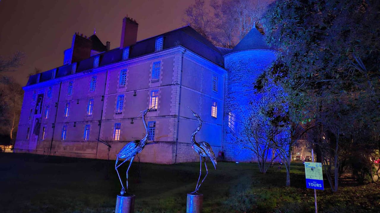 Cetre d'exposition du Château. Vue nocturne