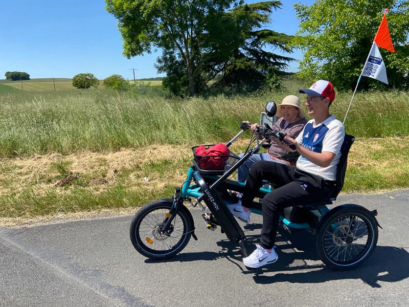 Tandem Fun2Go : sortie vélo accessible à tous niveaux de condition physique