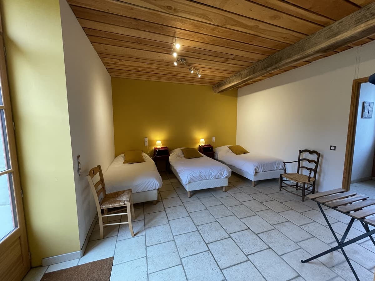 GITE DE GROUPE-LERNE-GITE TERTUF-Chambre Accesible