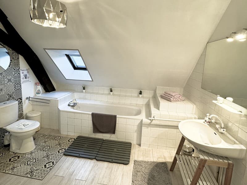 Gite de la Longère salle de bain
