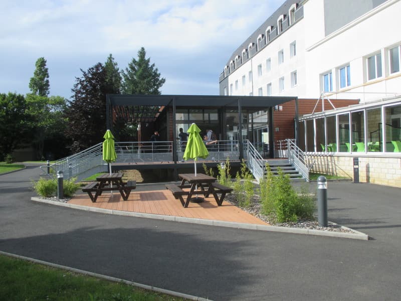 Extérieur de l'auberge
