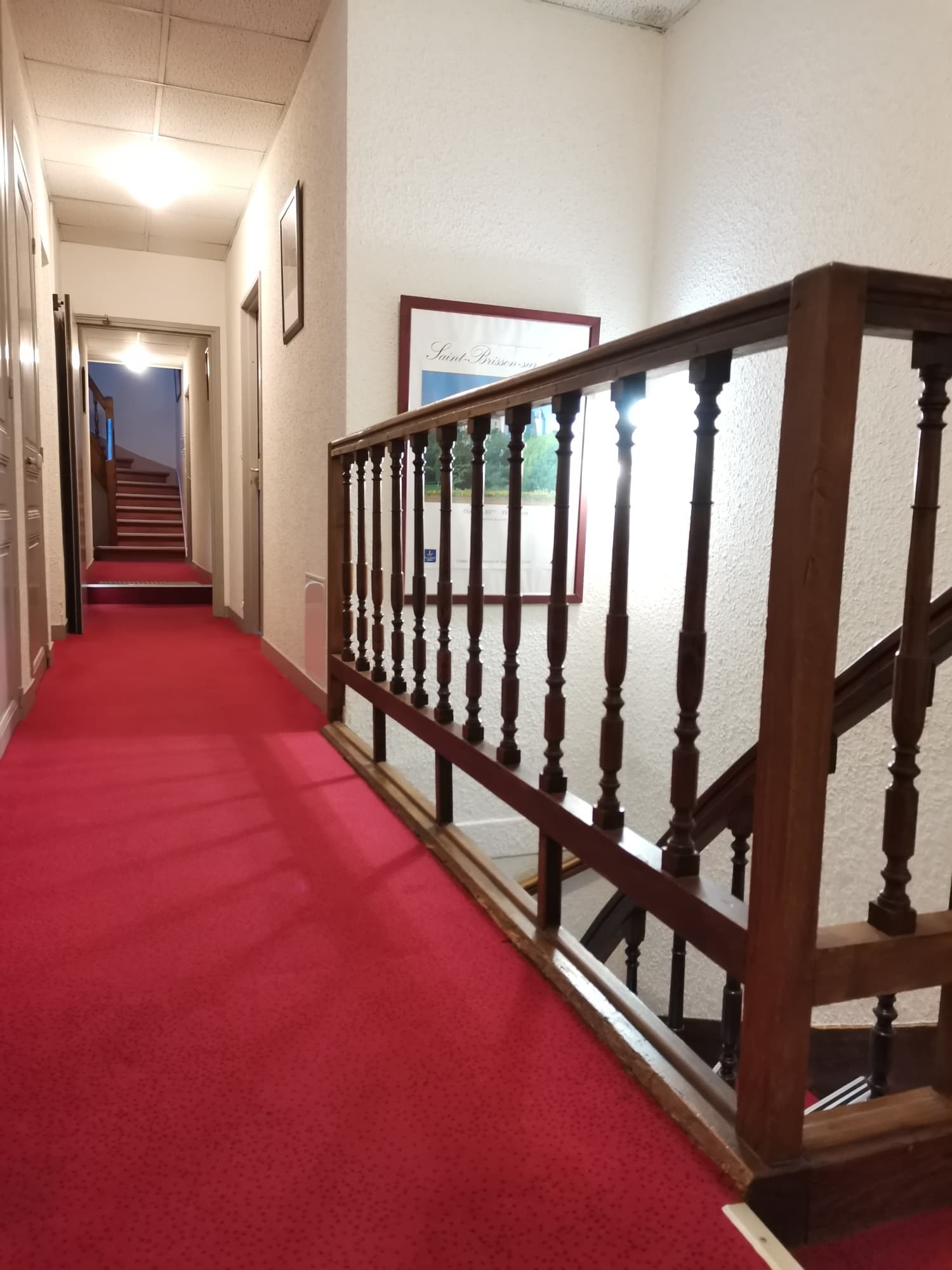 Briare - Hôtel le cerf - couloir