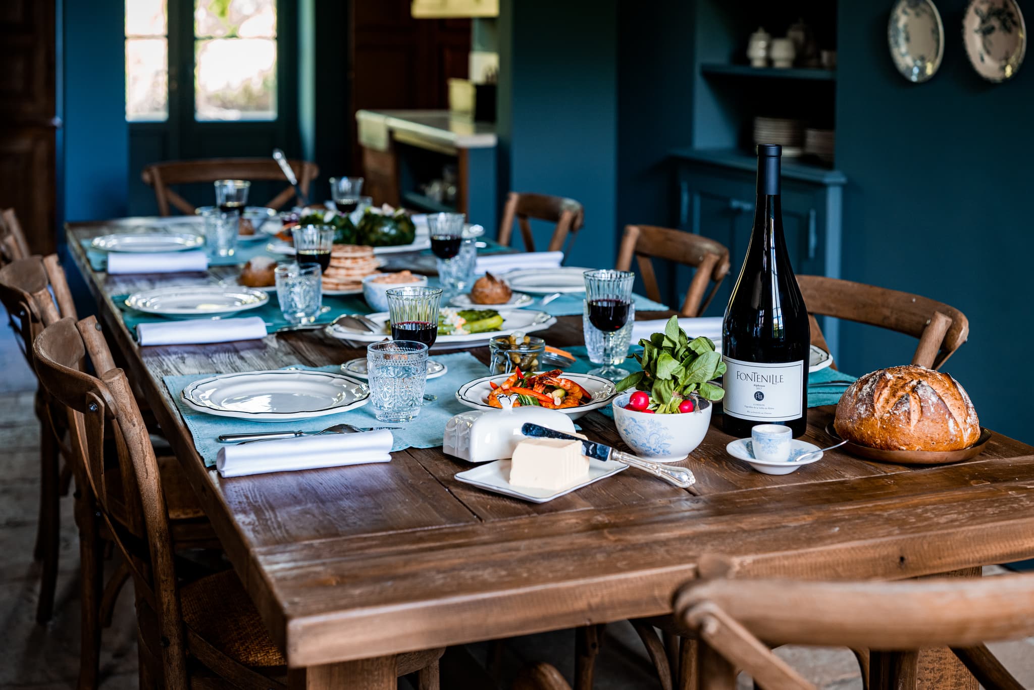 Cuisine du château Domaine de Primard