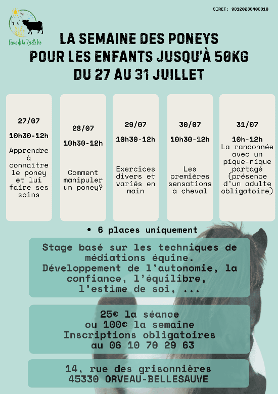 LA SEMAINE DES PONEYS