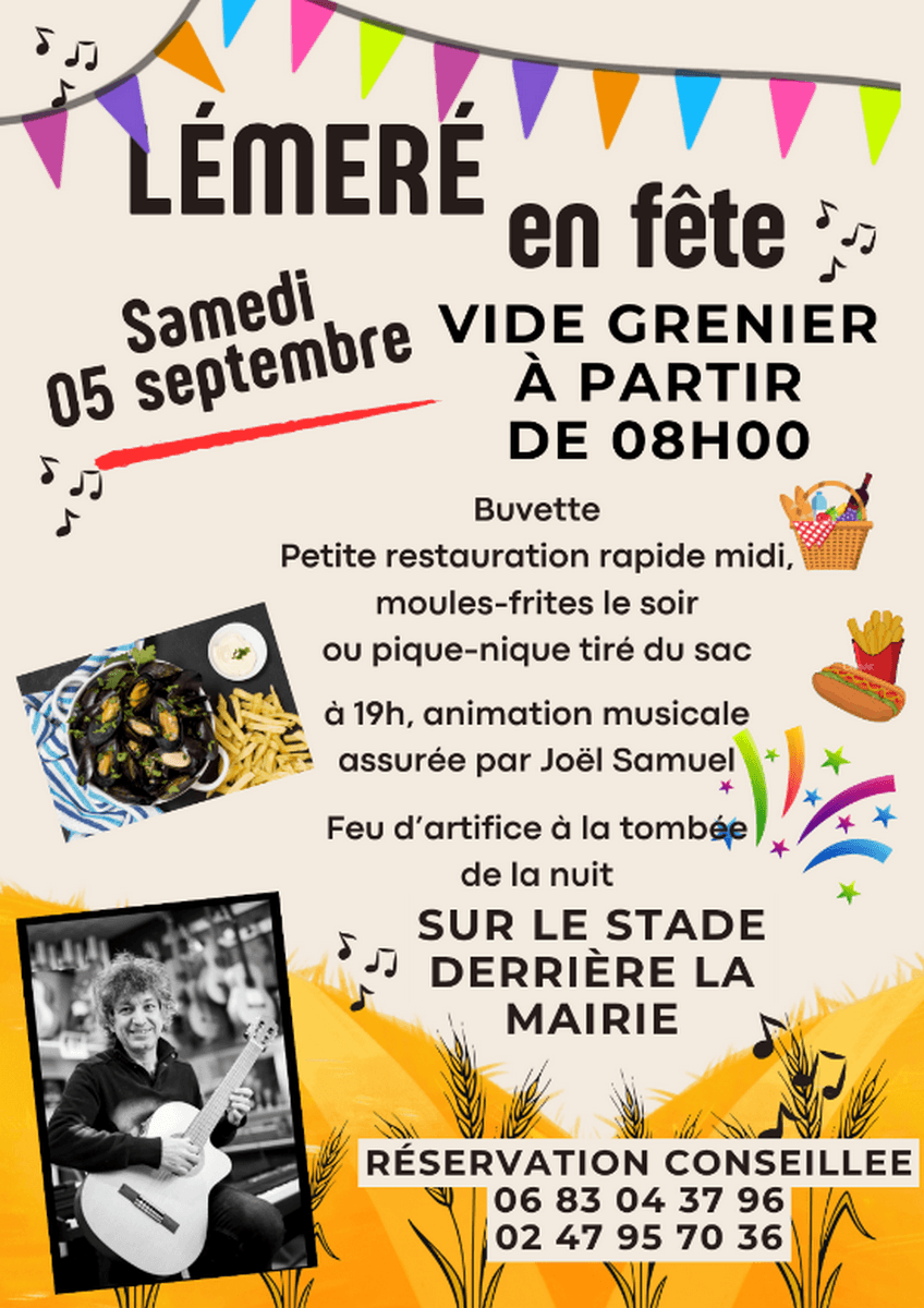 Lémeré en fête 5 septembre 2026