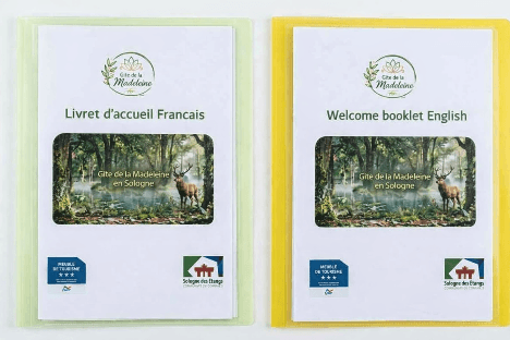 Livret d'accueil en Francais et in English