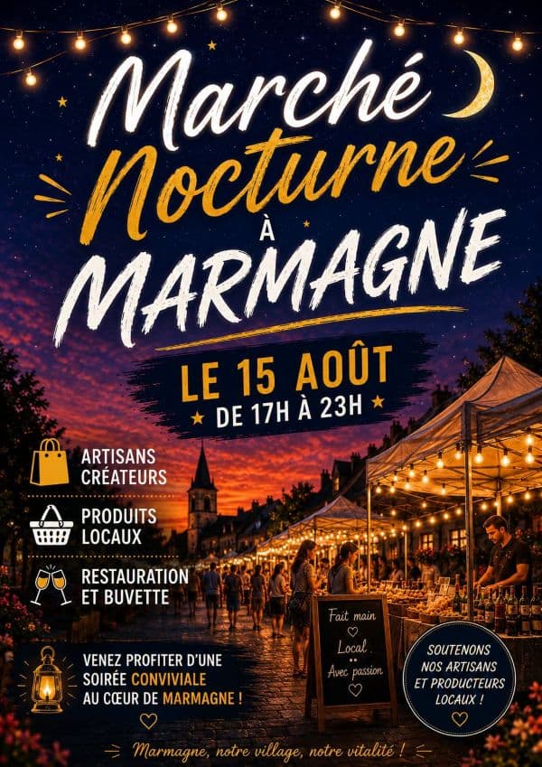 Marché Nocturne à Marmagne 2