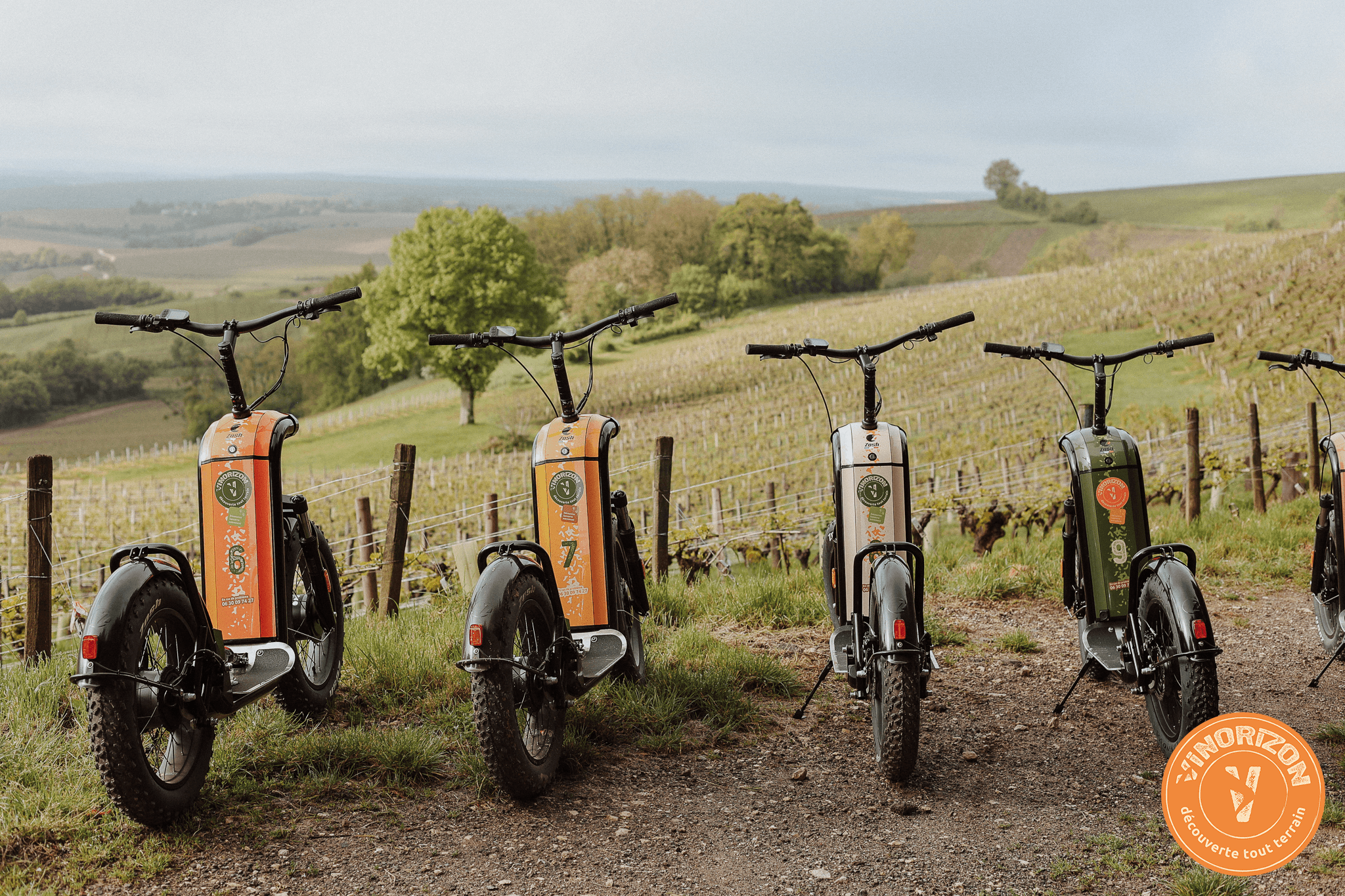 Oenotourisme trottinette electrique Sancerre Vinorizon