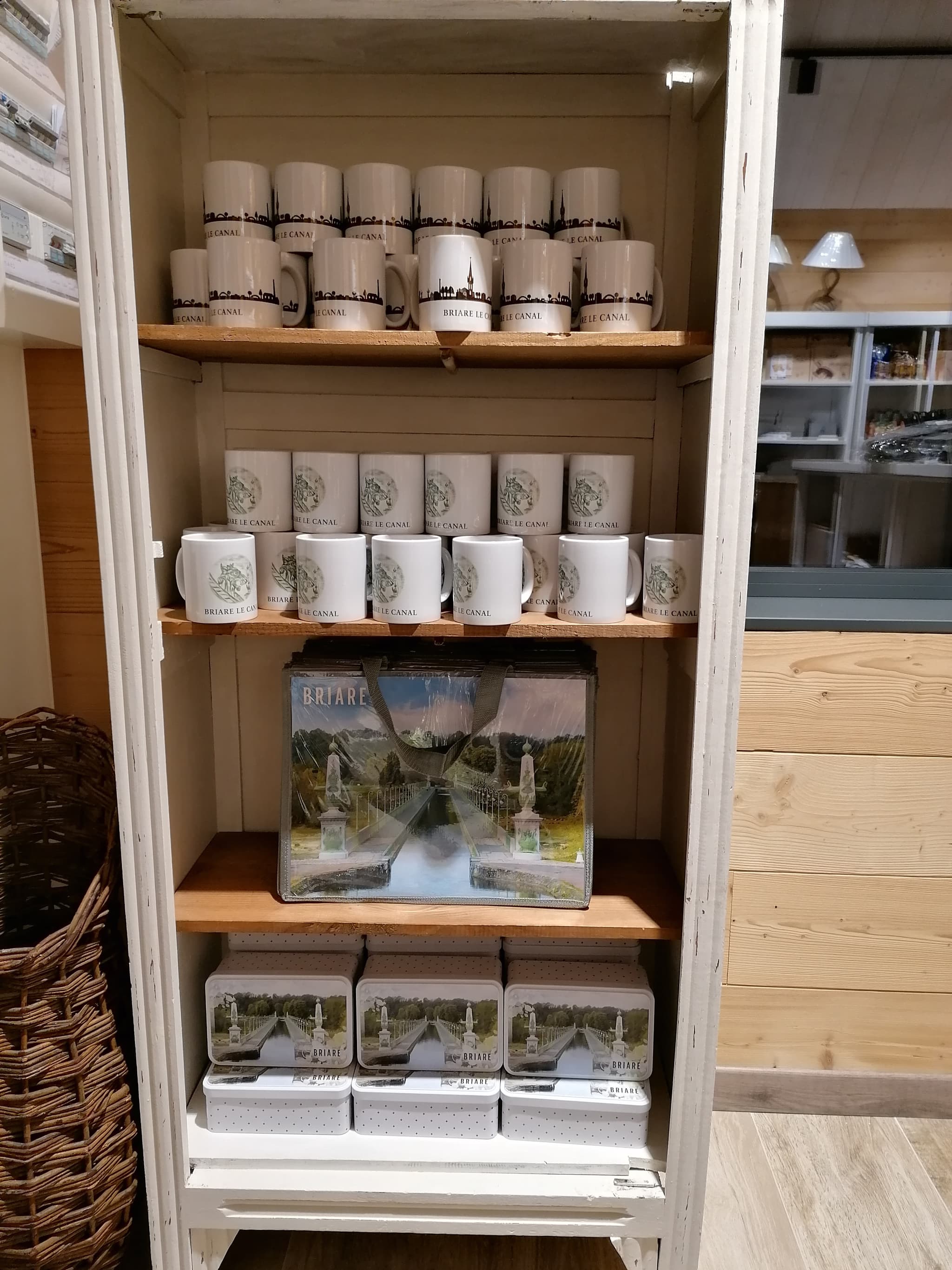 Briare - Boutique du Pont-Canal -produits logotisés
