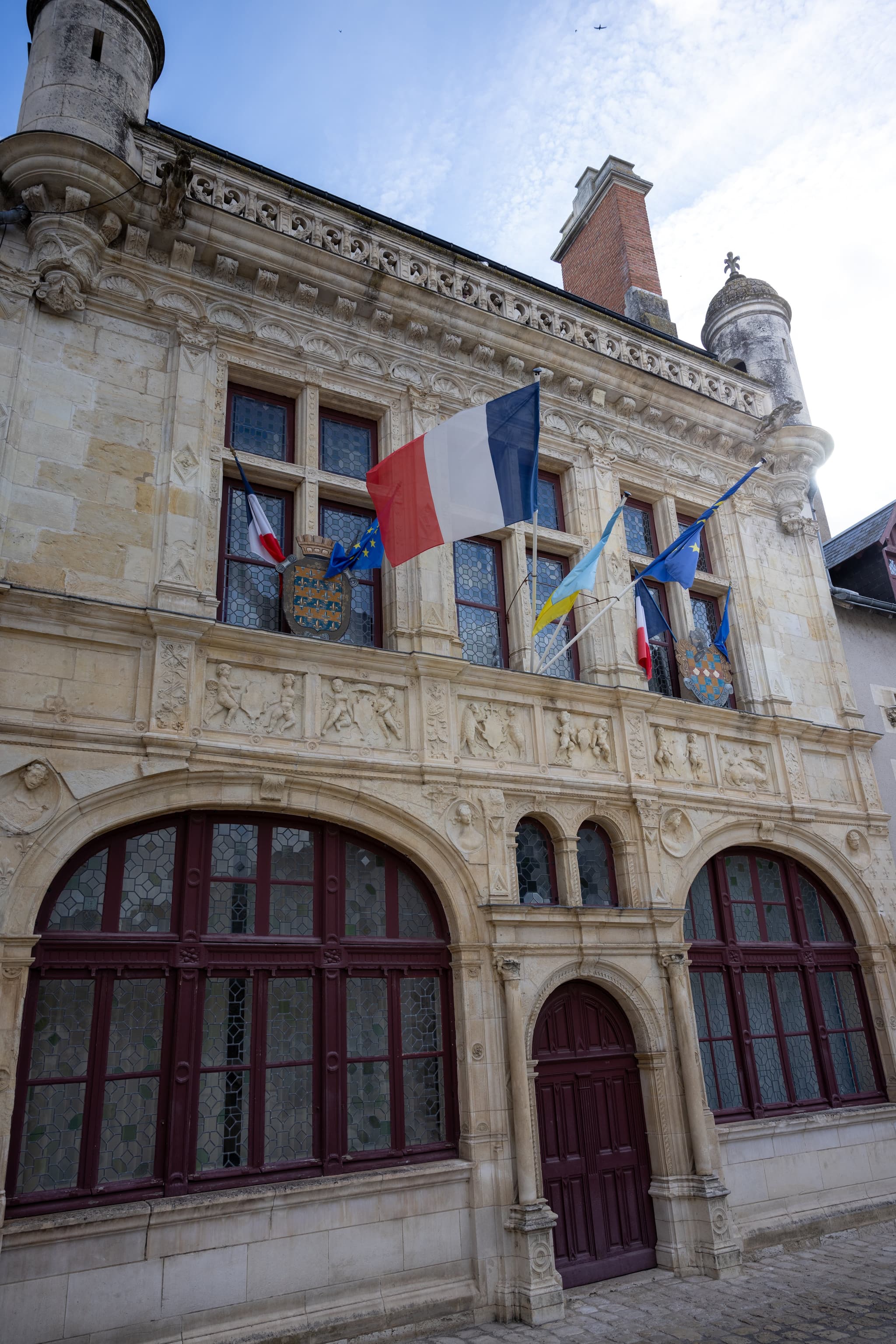 Salle des broderies à Beaugency