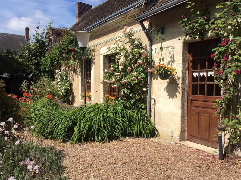Chambres côté jardin à Villiers-sur-Loir