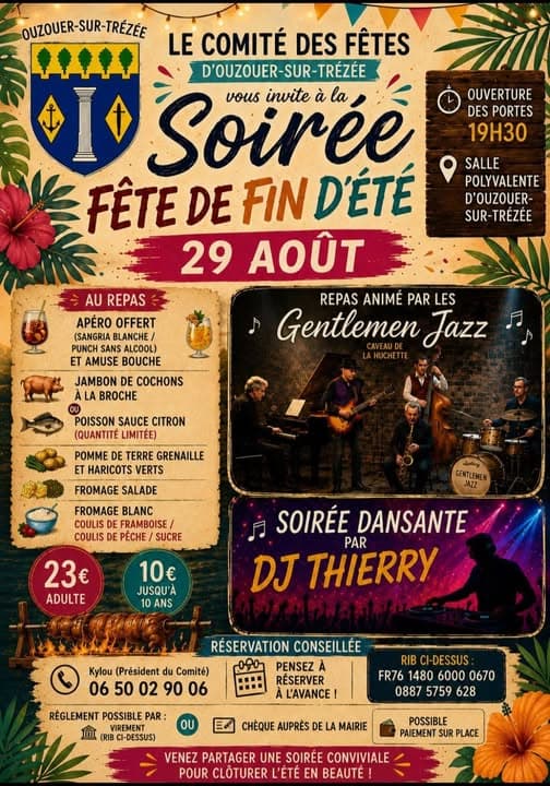 Soirée fête de fin d'été Ouzouer