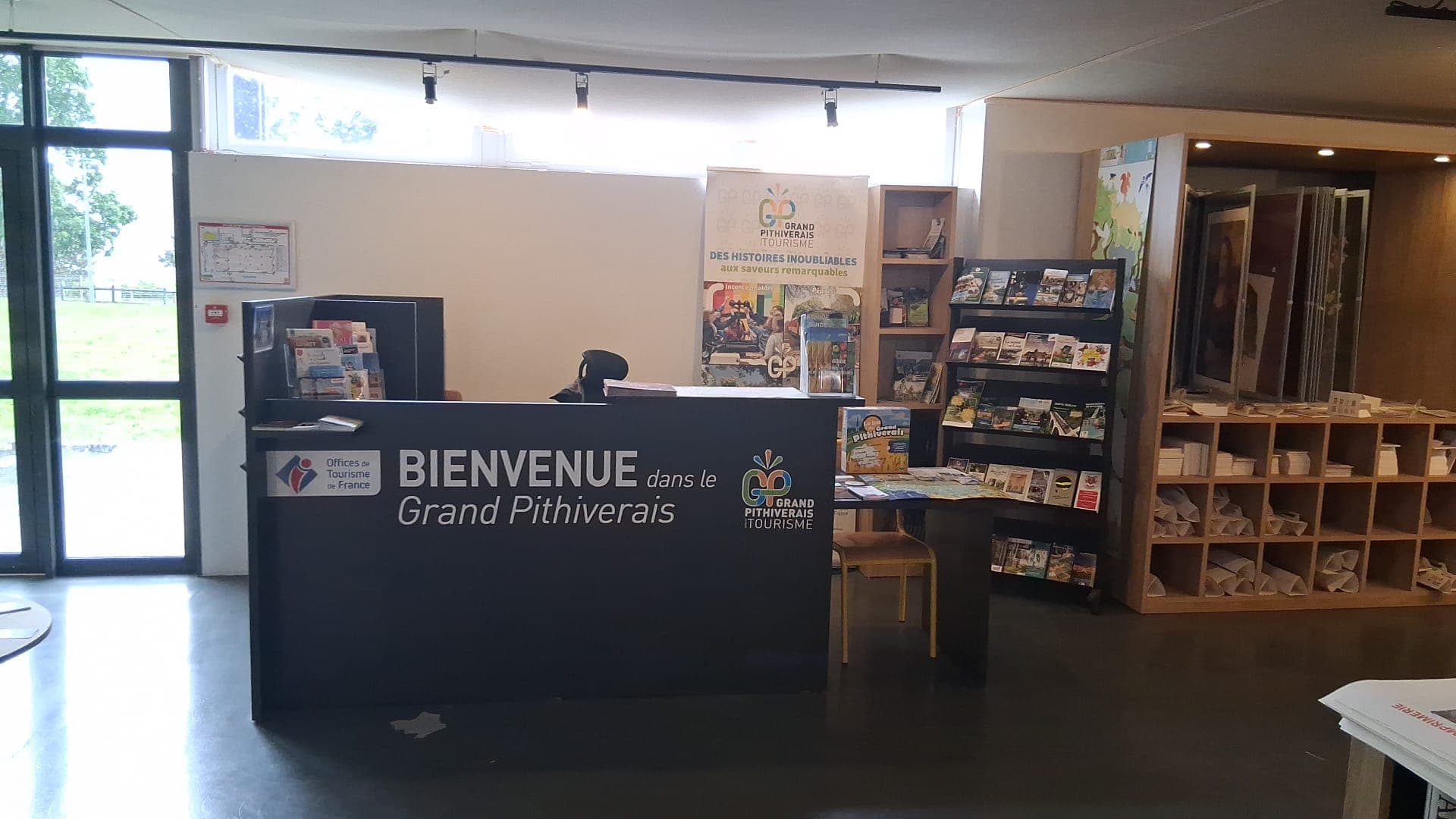 Borne d'accueil