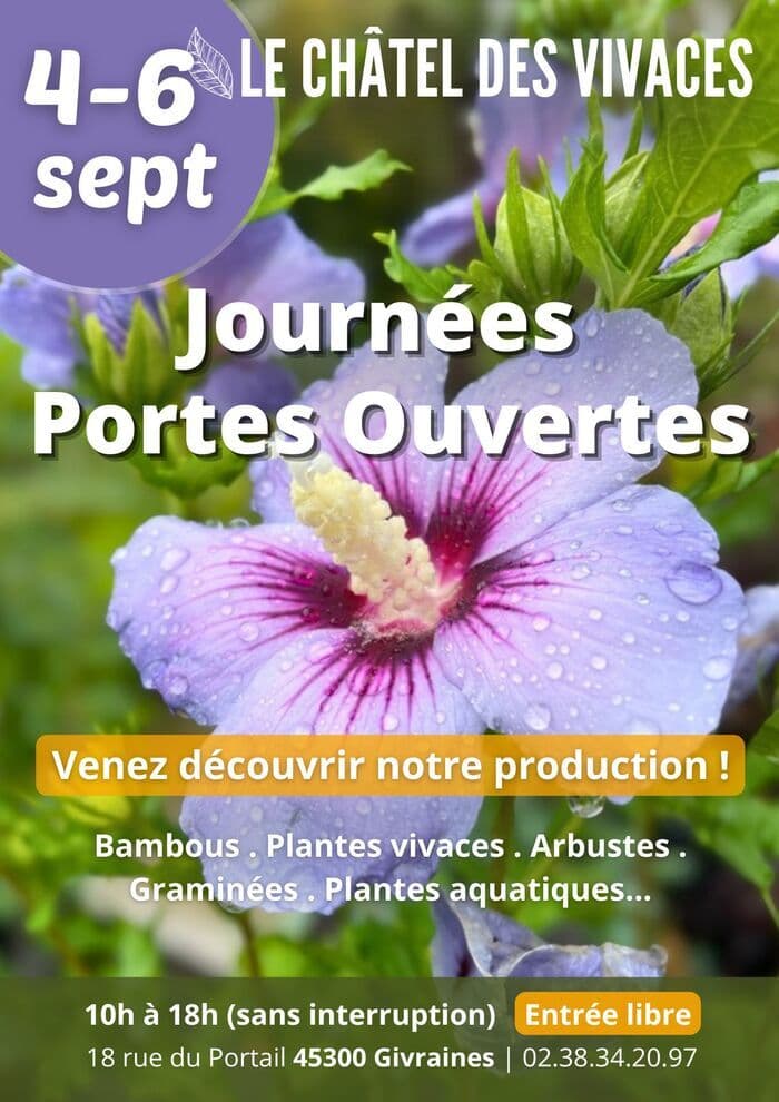 🍂 Journées Portes Ouvertes d'Automne au Châtel des Vivaces ! 🌿_1