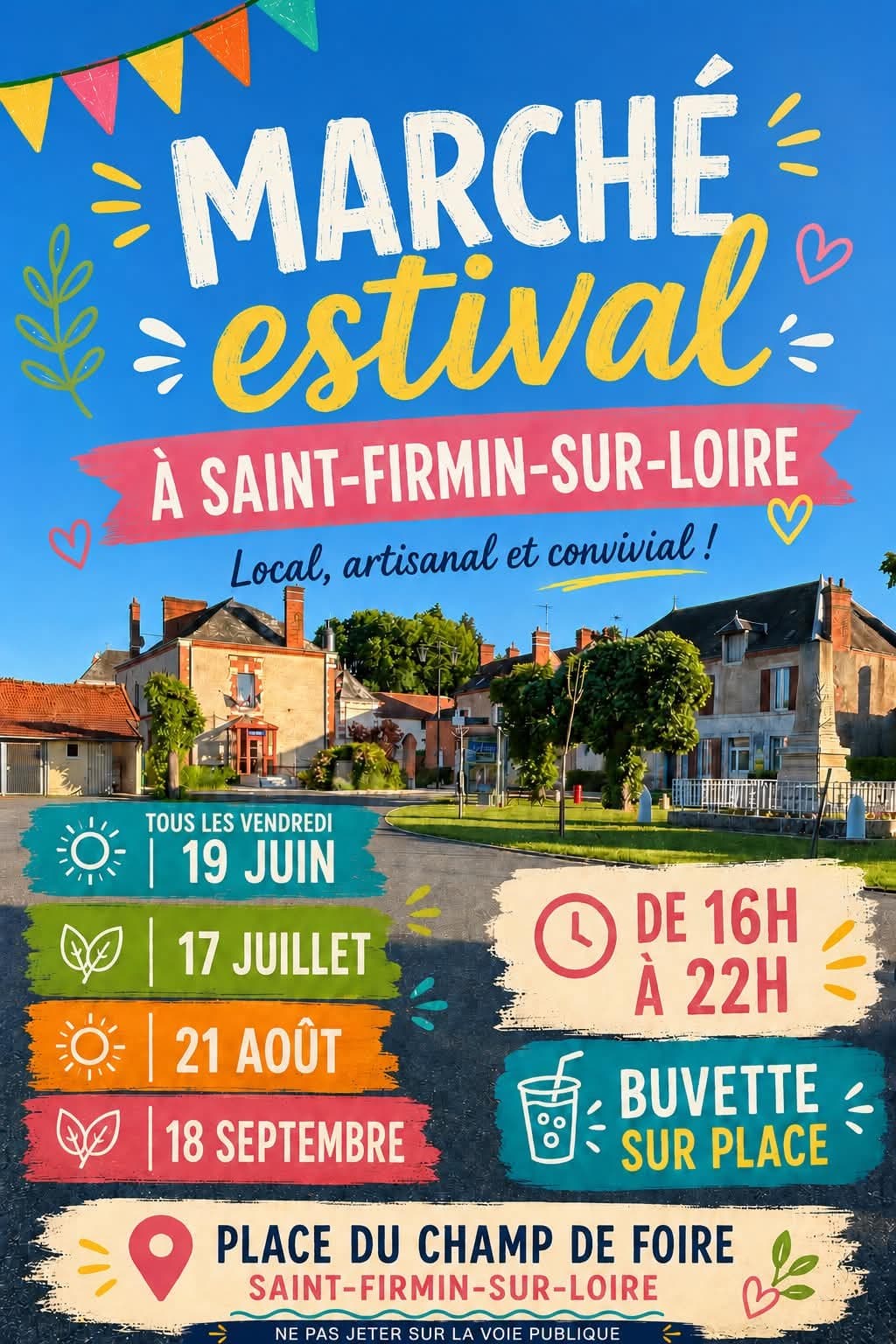 affiche-marché-estival-saint-firmin-sur-loire-loiret