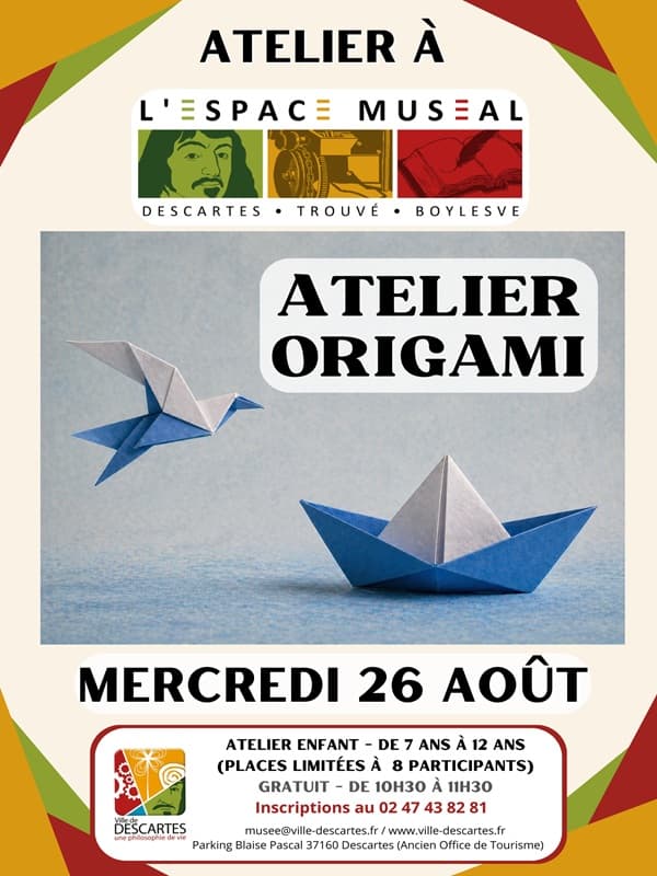 AFFICHES ATELIERS EVENEMENTS - Atelier Origami