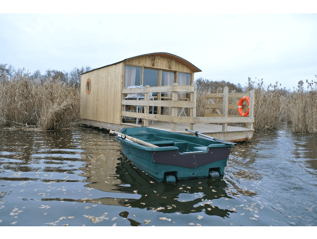 Cabane du pêcheur Etang Duris