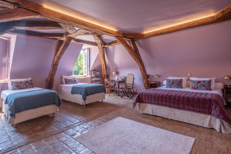 Suite familiale au château de la Huberdière - Nazelles-Négron
