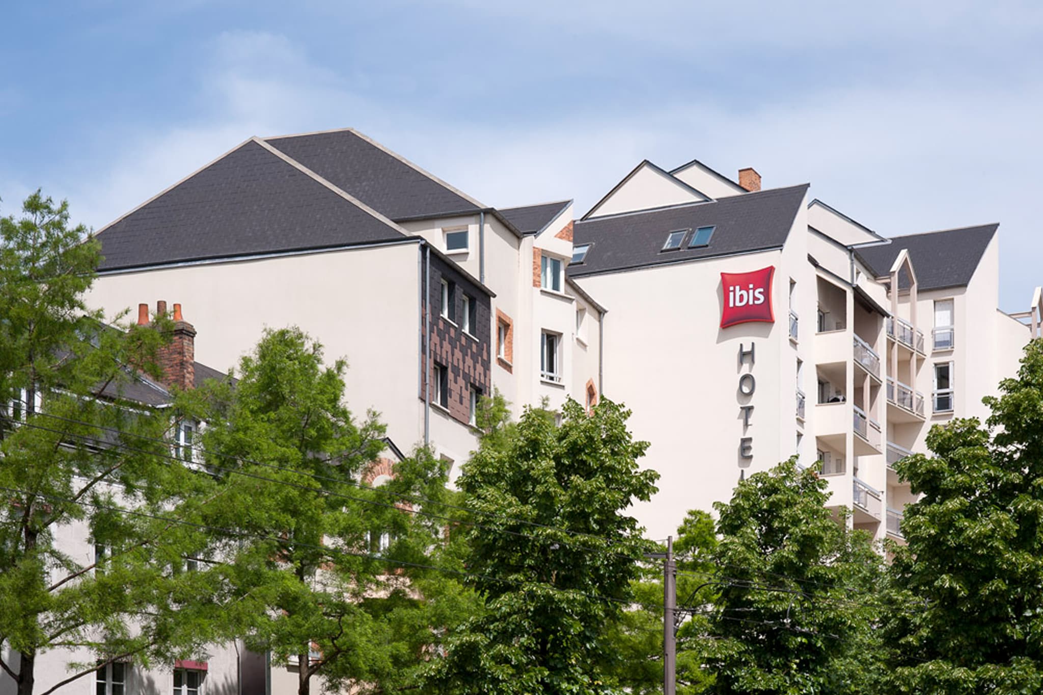 Vue de la gare ibis Orléans Centre Gare