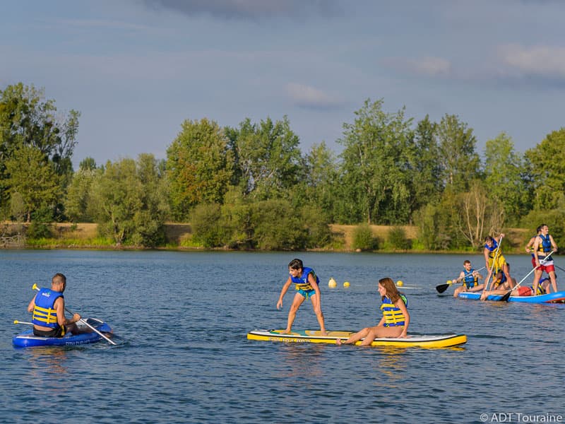 Lac d'Hommes - Paddle et activités nautiques sur le plan d'eau