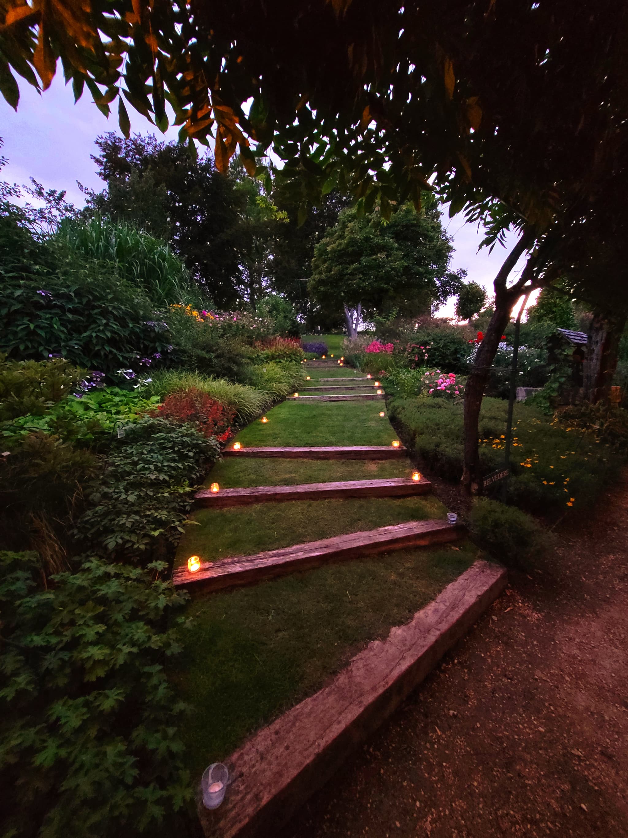 Nocturne à la bougie au parc floral