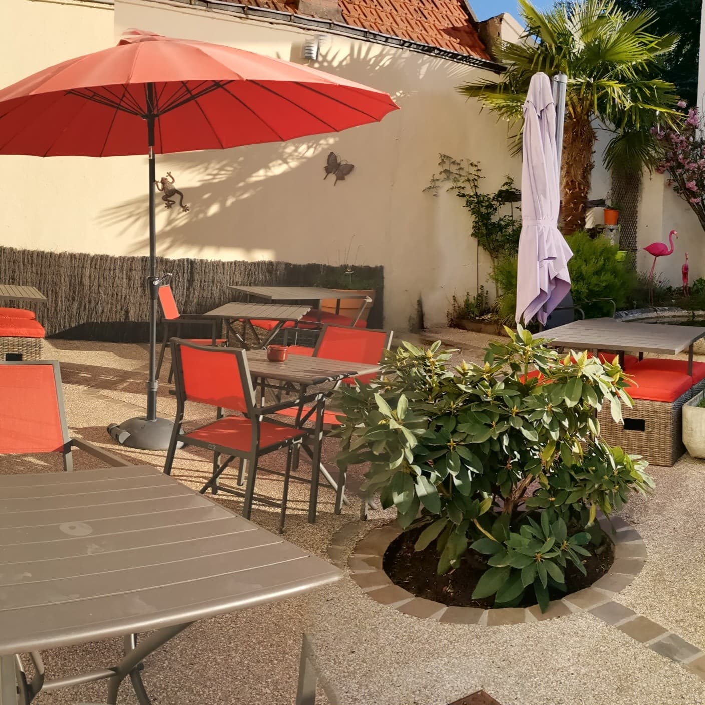 Briare - Hôtel le cerf -terrasse