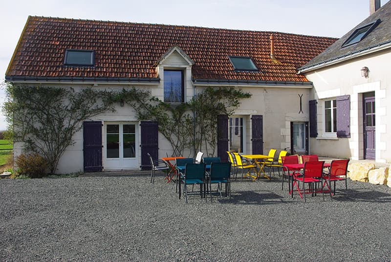 terrasse Au Temps Retrouvé Nouans les Fontaines - Loches Val de Loire