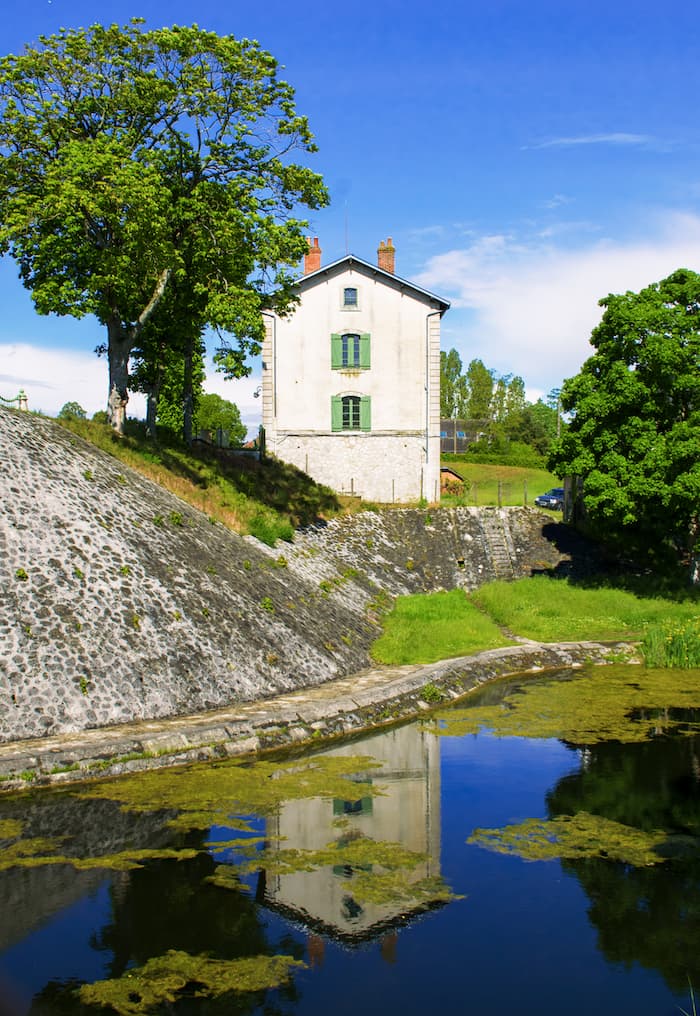 Briare - Gite du Pont-Canal - vue levée de la Loire