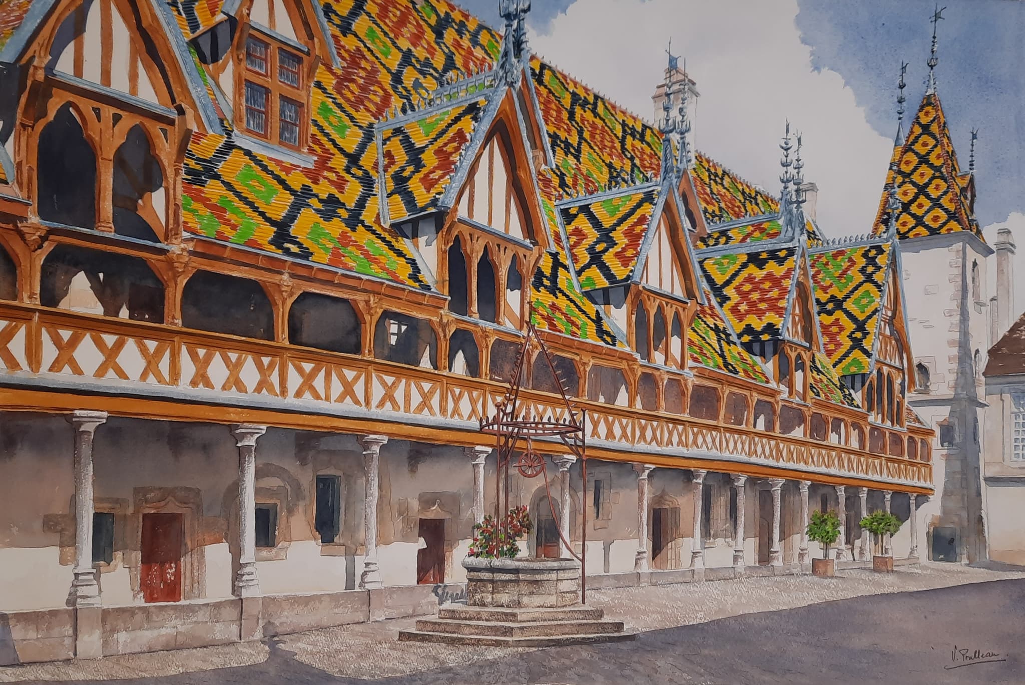 La cour des Hospices