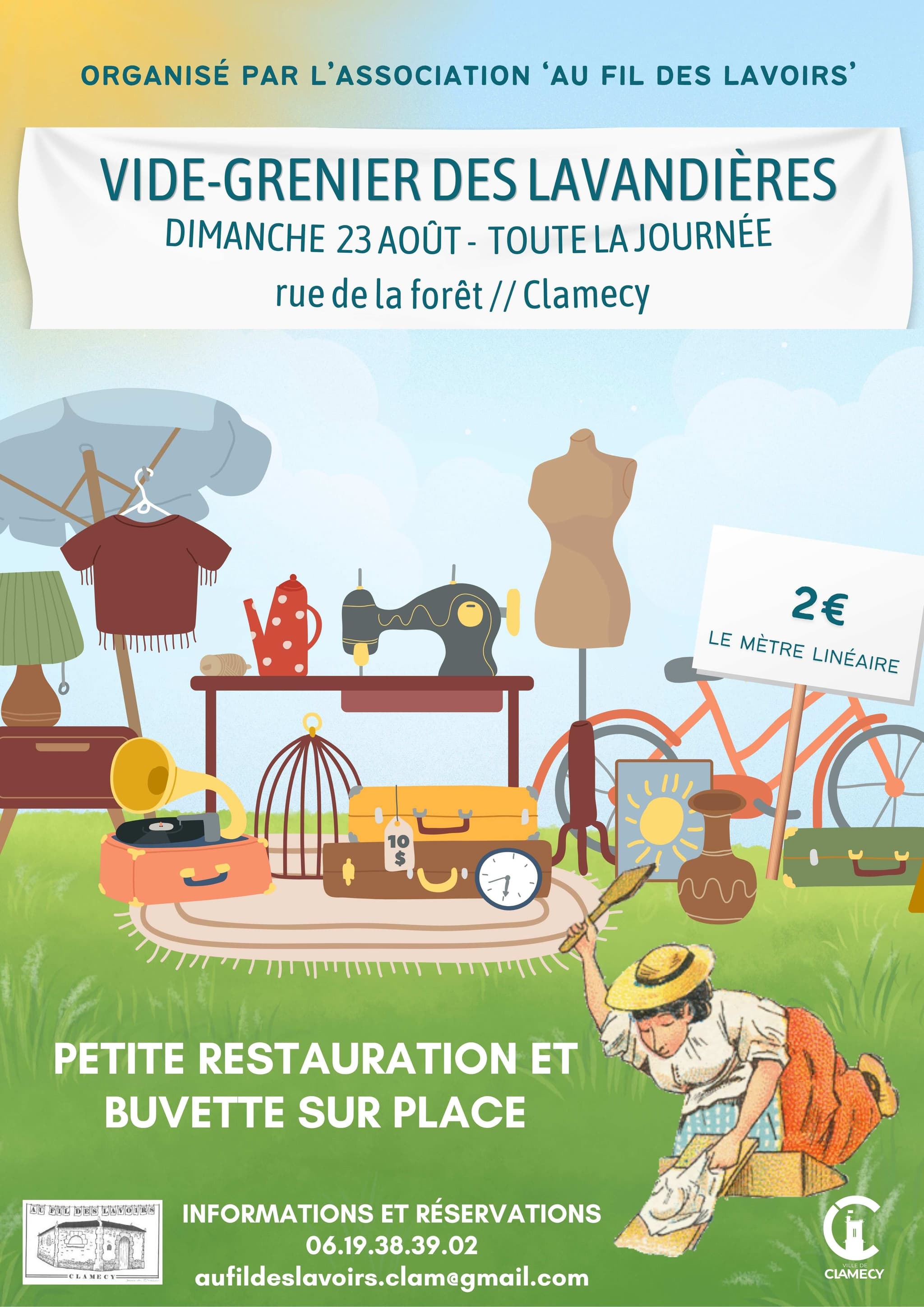 23 aout 2026 - Vide grenier lavandières - Clamecy (1)