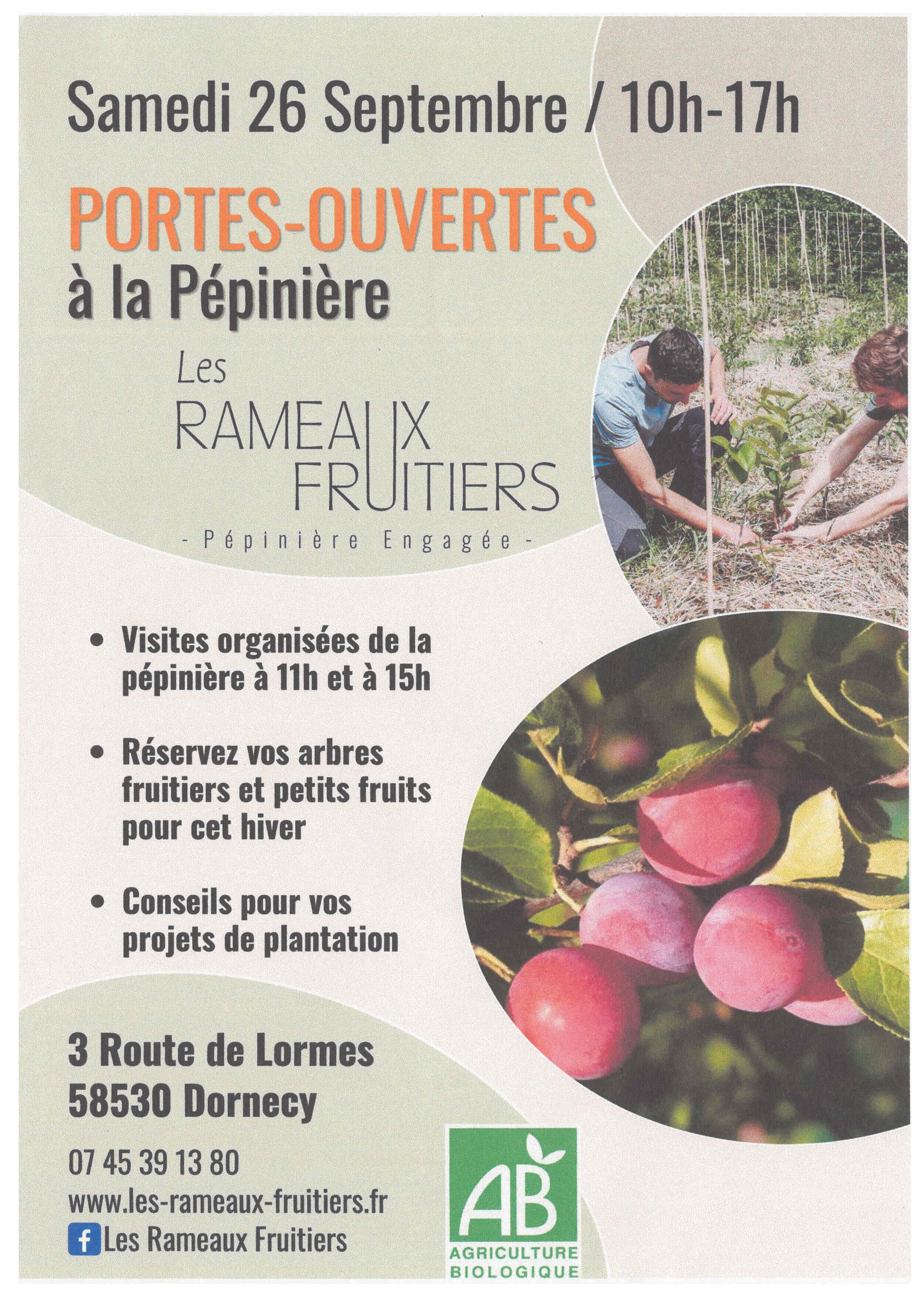 26 juillet 2026 - portes ouvertes à la pépinière - Dornecy (1)