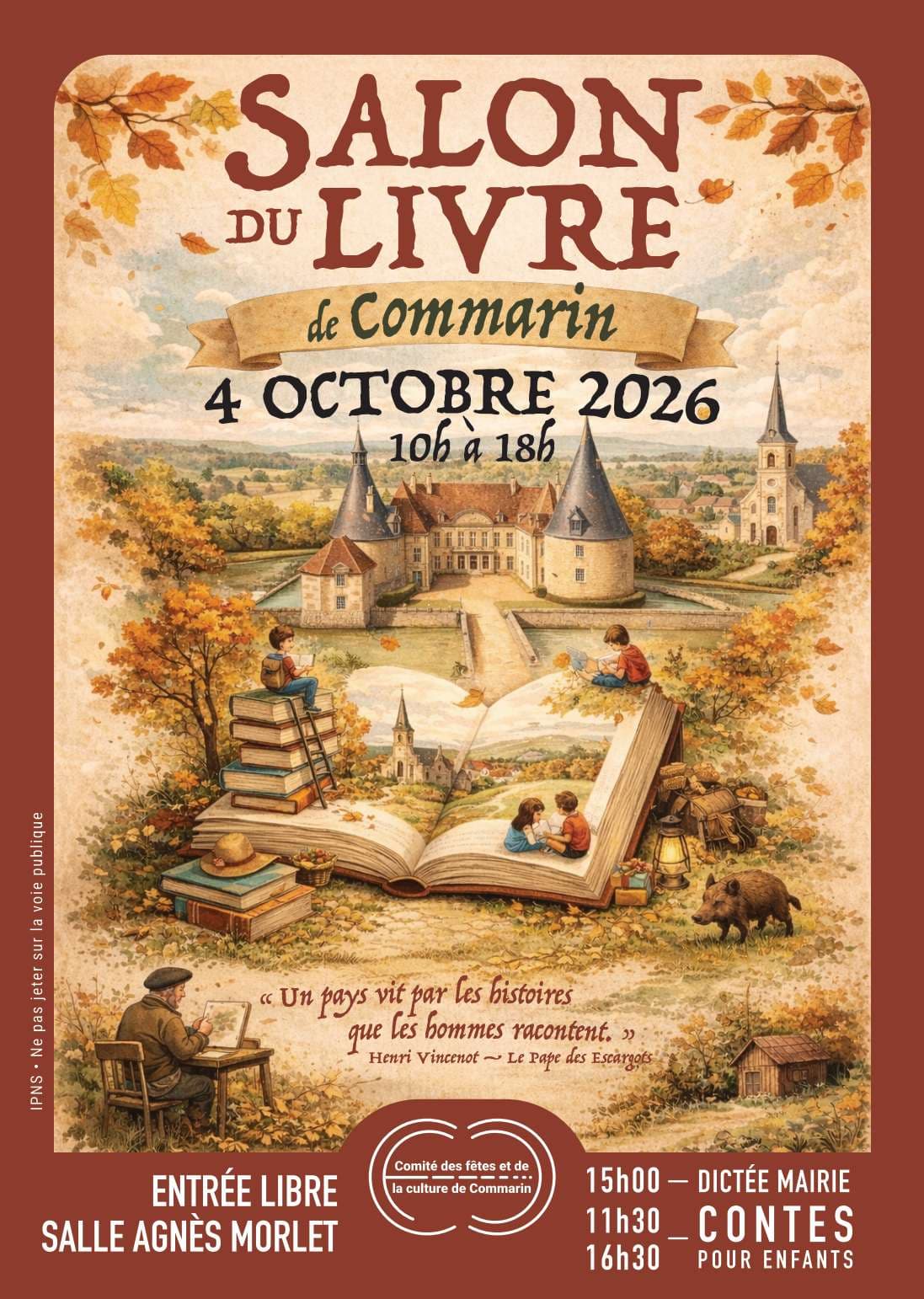 Affiche Salon du Livre