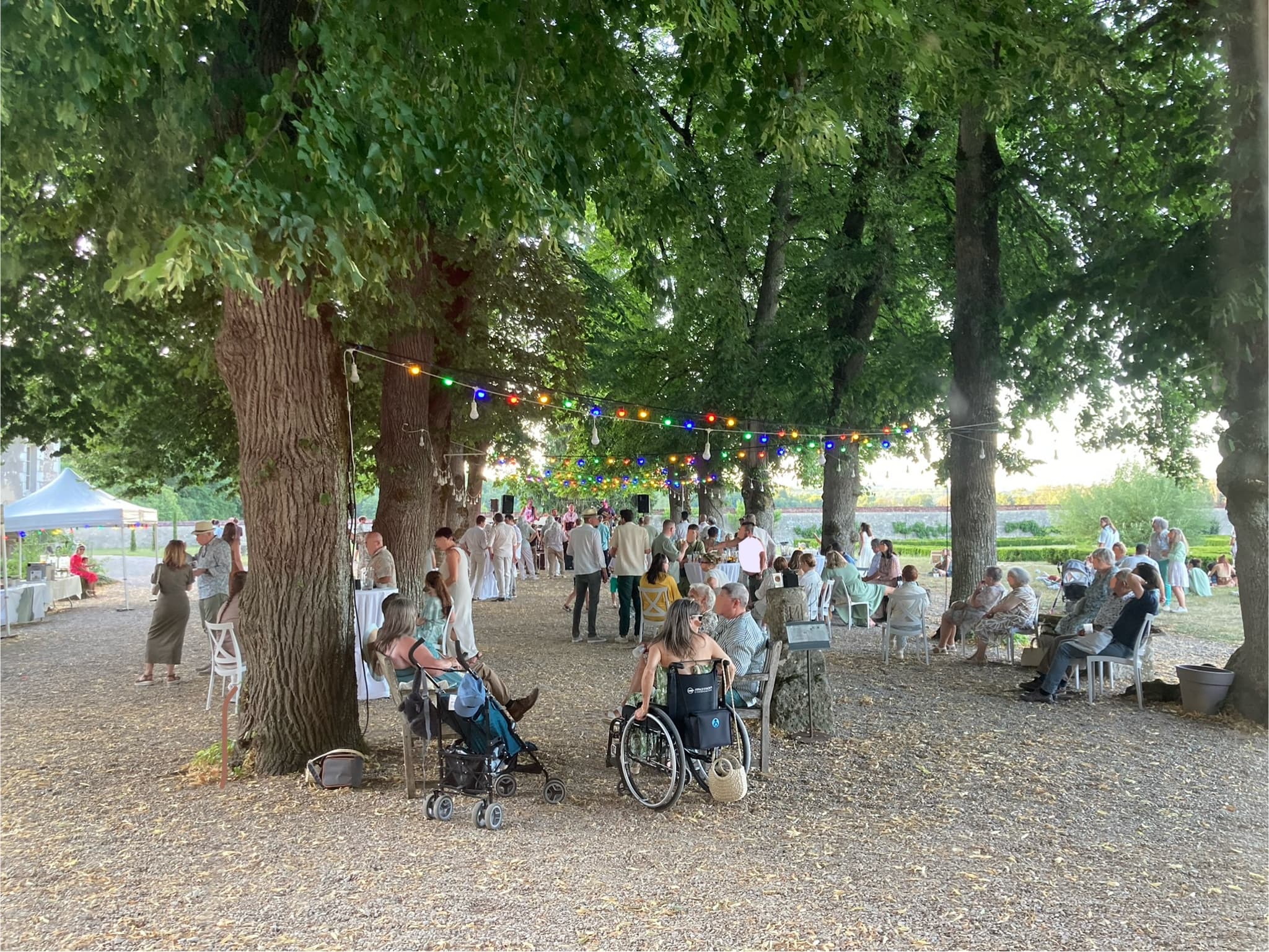 Concert sous les tilleuls