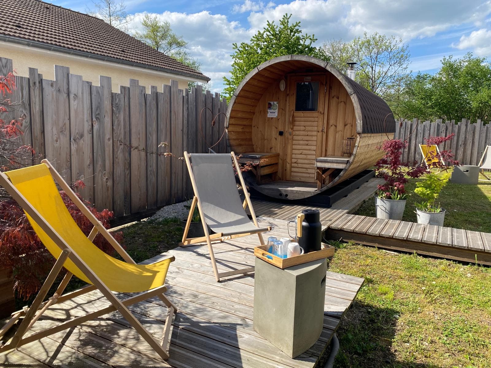 Gîte des Voyageurs - Espace détente - Sauna