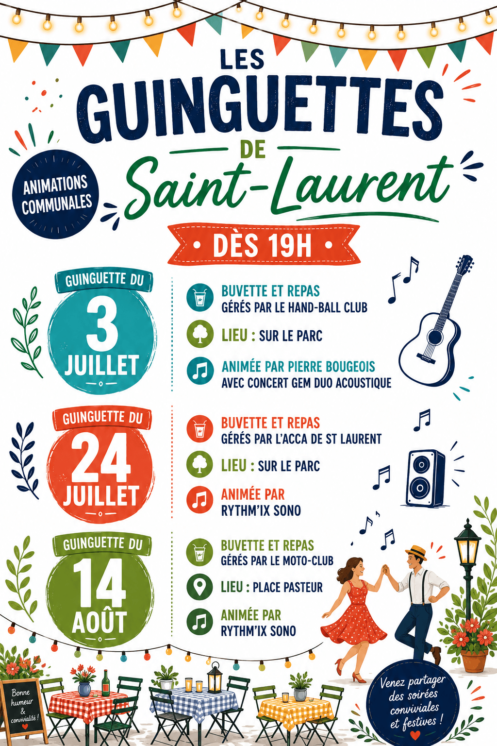 Guinguettes de Saint-Laurent 2026