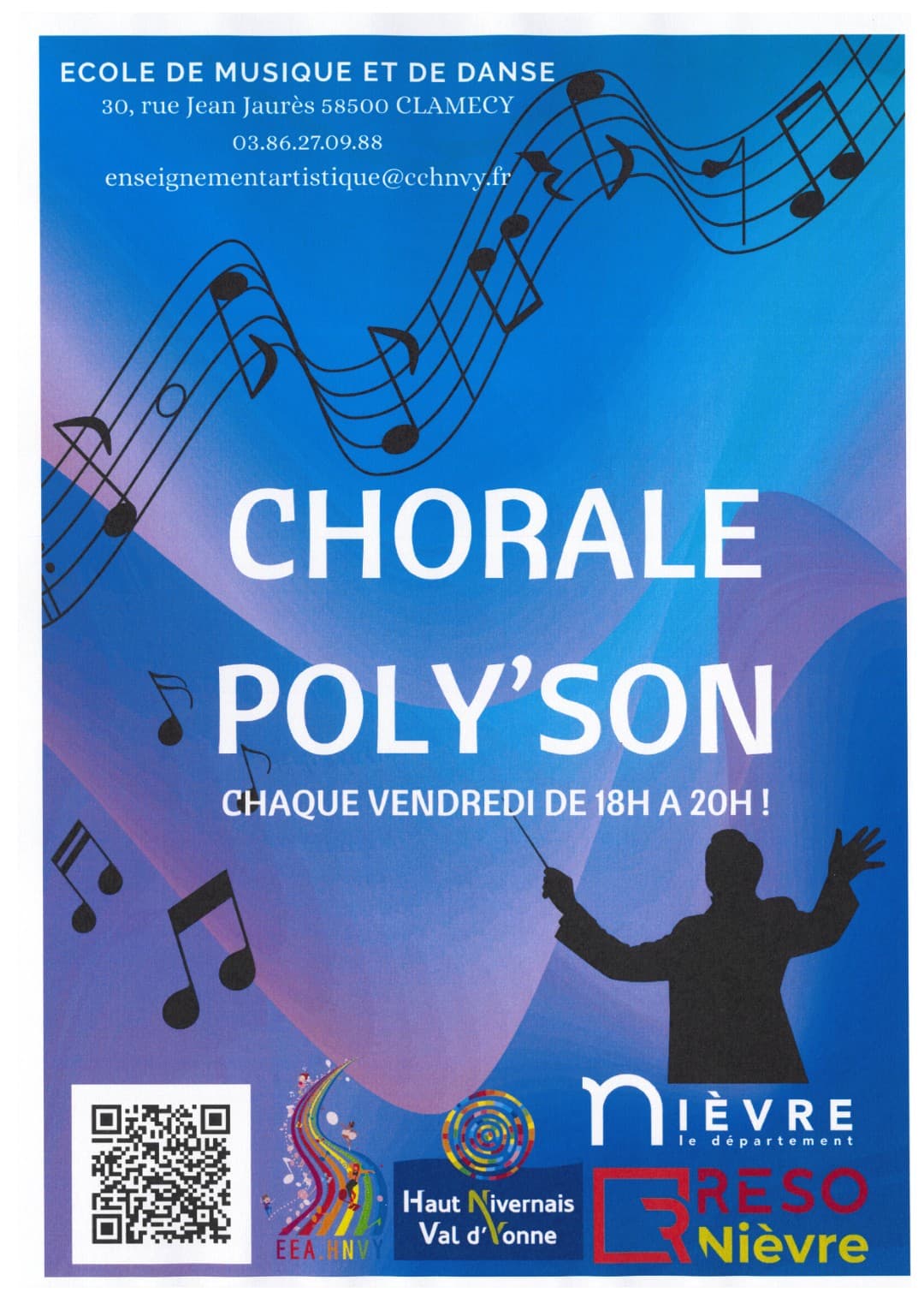 Les vendredis 2025-2026 - Chorale poly'son - Clamecy