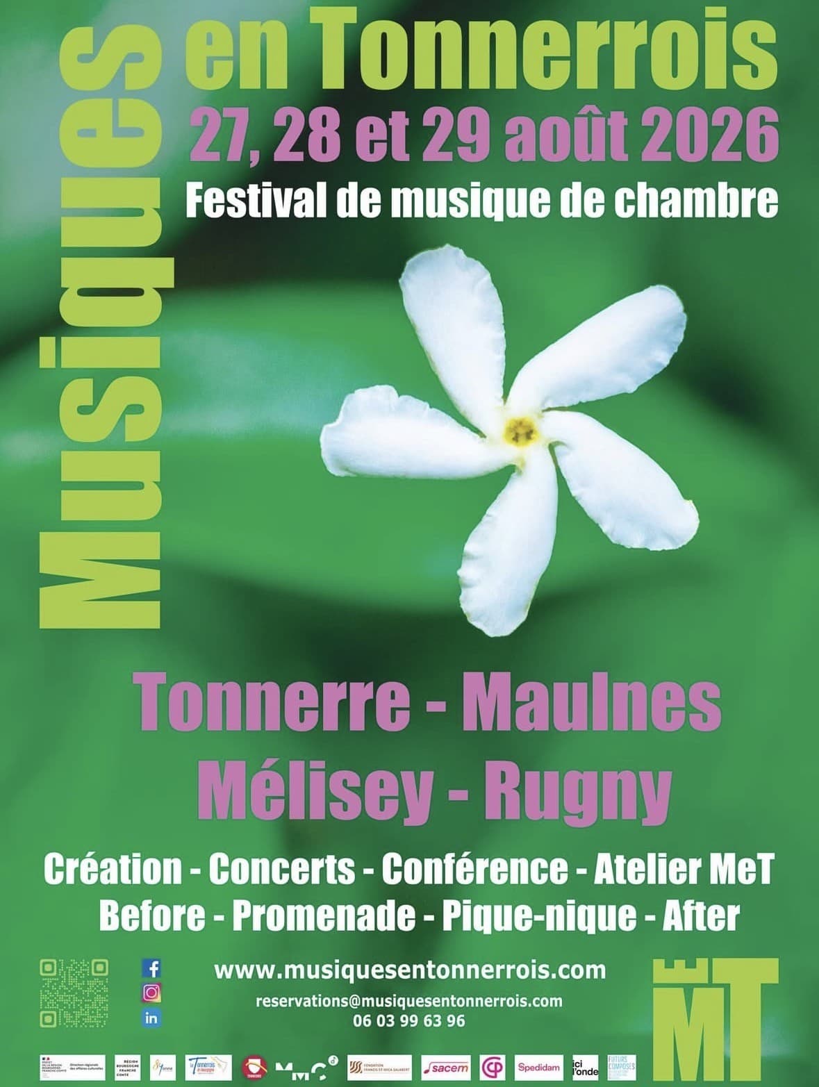 Musiques en Tonnerrois du 27 au 29 août