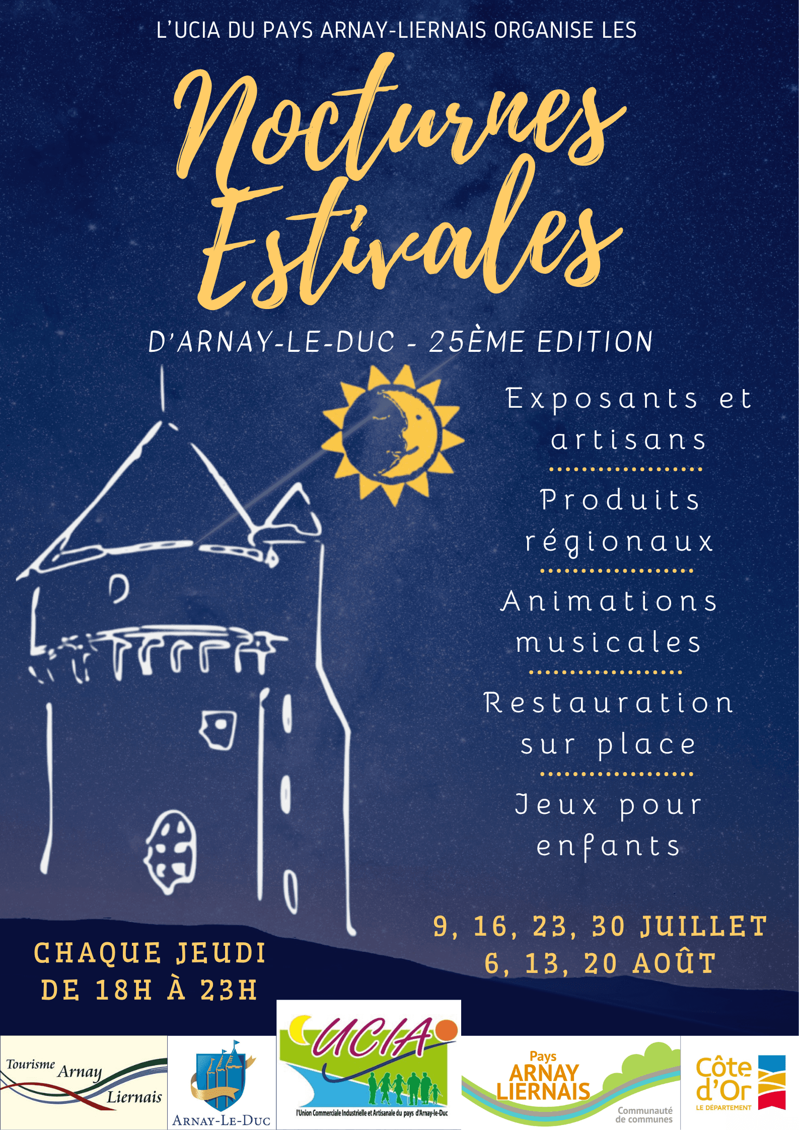 Nocturnes Estivales 2026 - 25ème édition