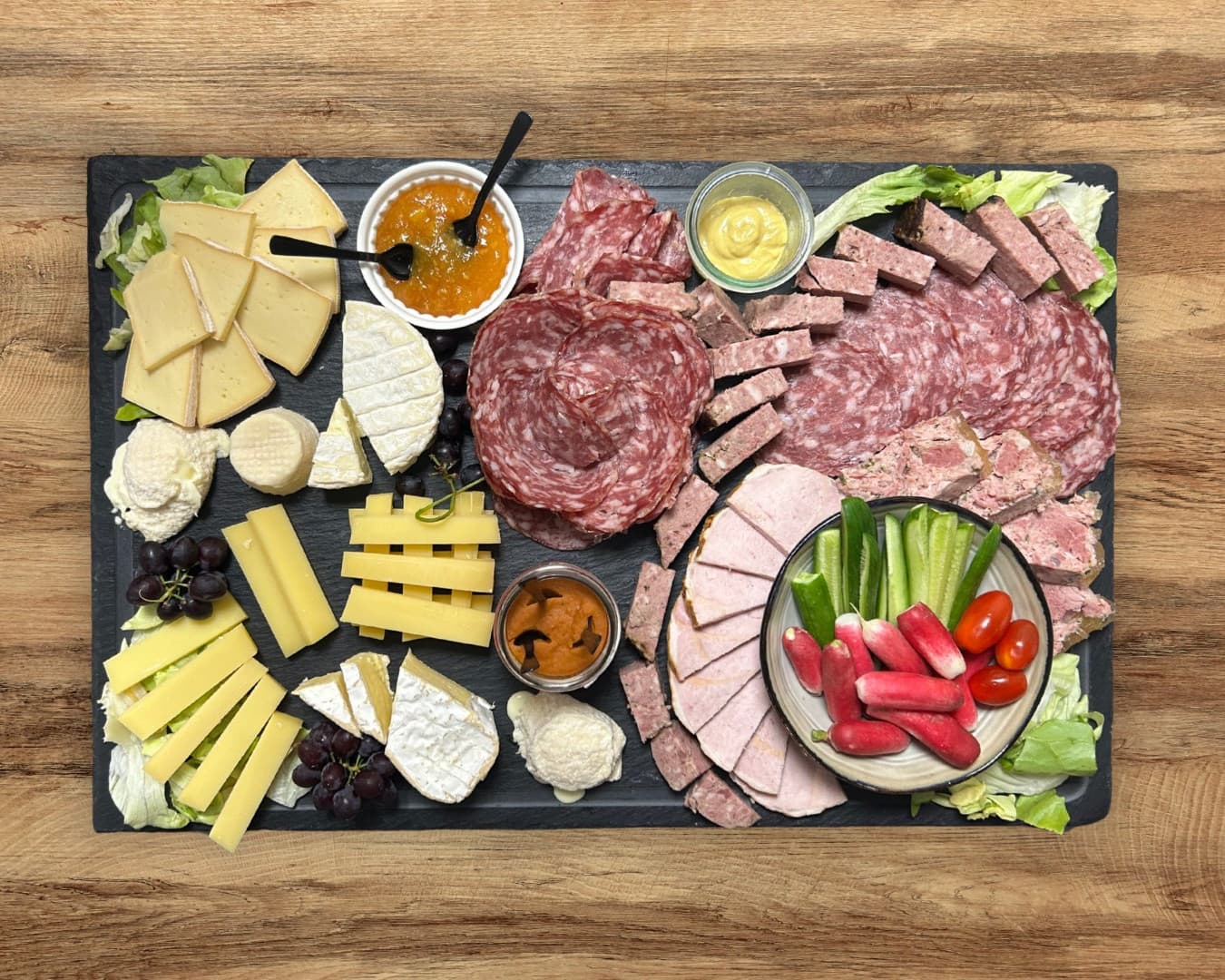 fromages et charcuterie
