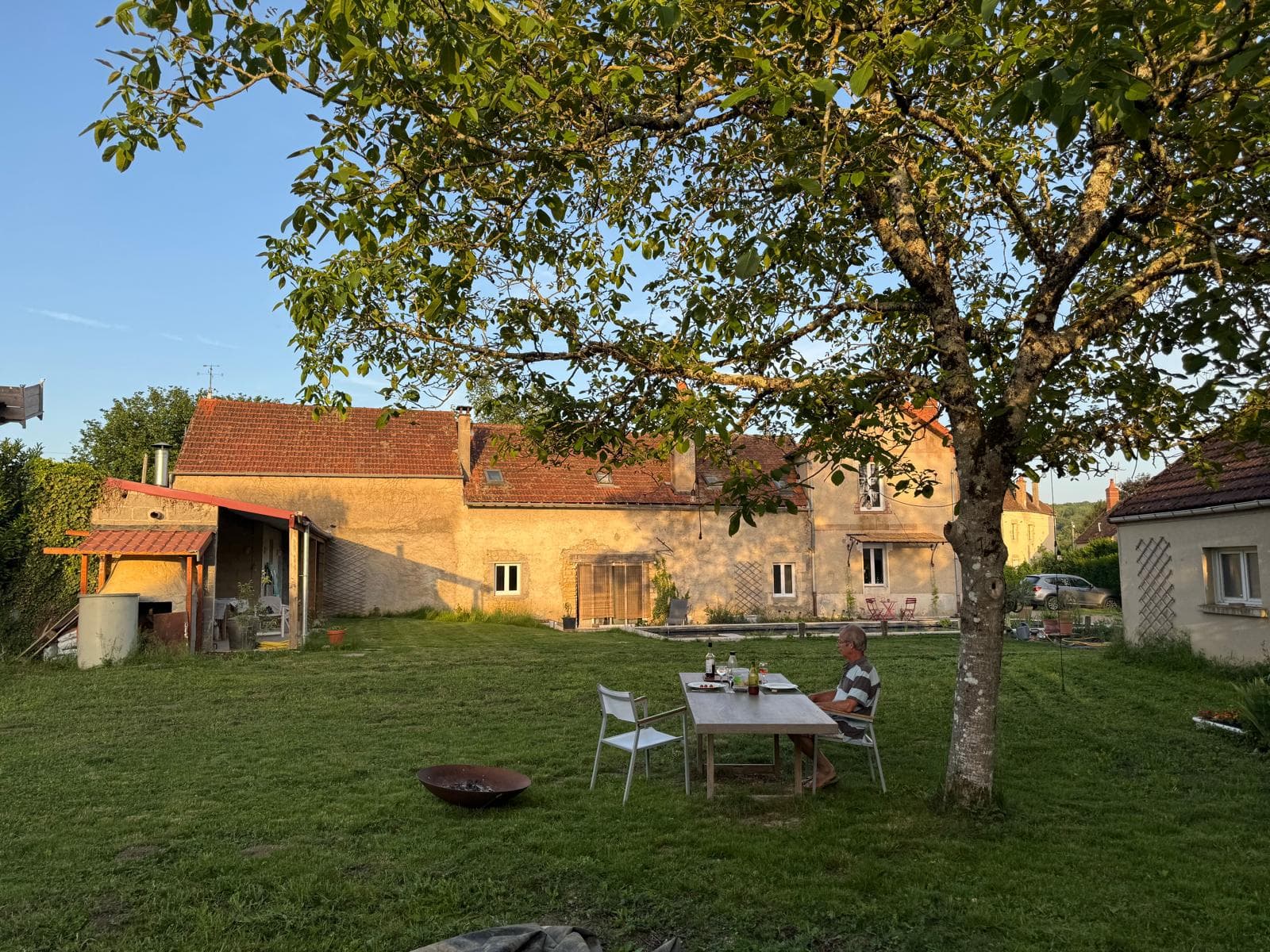 jardin vu maison
